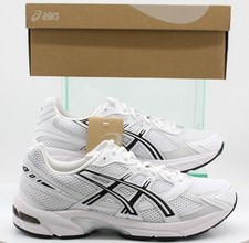 ASICS GEL-1130 MENS RUNNING TRAINERS WHITE BLACK RRP £95 AD