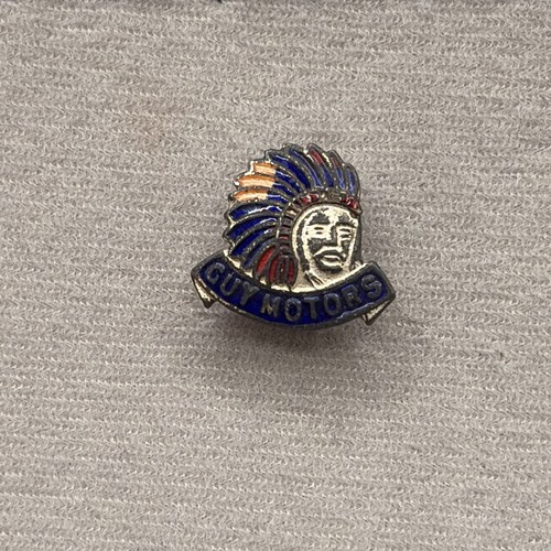 Vintage enamel guy motors - enamel,