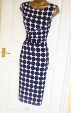 Phase Eight navy cream spotted