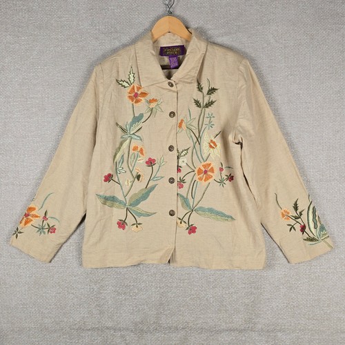 Tapestry patch tan floral - tapestry,