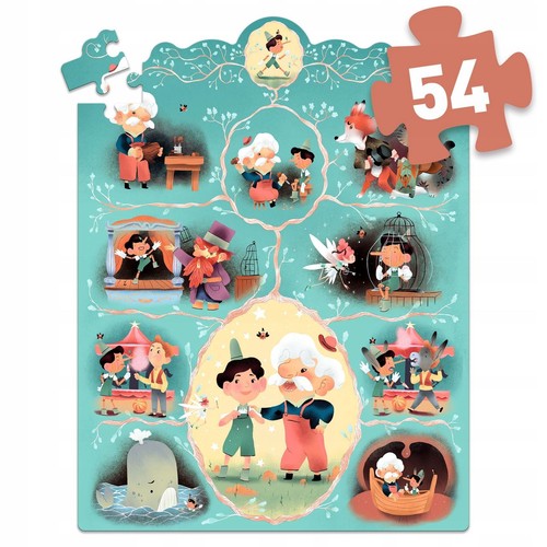 Djeco pinocchio story puzzle - djeco,