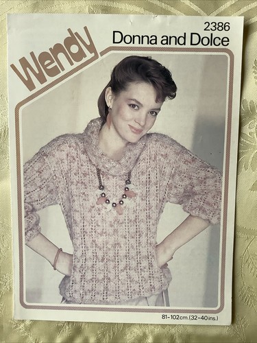Wendy knitting pattern 2386