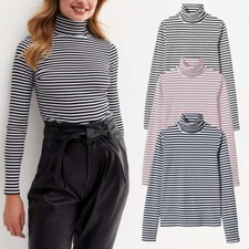 Women Ladies Long Sleeve Polo