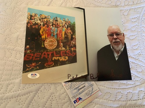 Peter blake signed 8x10 photo - blake,