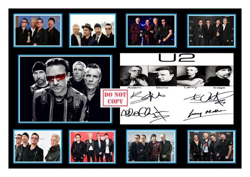 Bono signed a4 - u2,