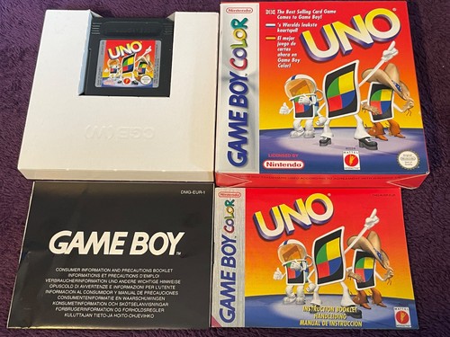 Game boy color uno boxed - game,
