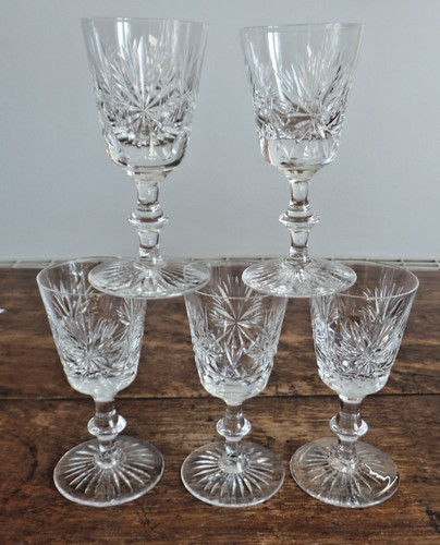 Five edinburgh crystal glass - edinburgh,