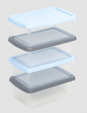 Wham Set Of 4 Clear Stackable