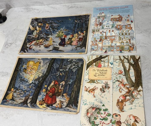 Vintage advent calendars - vintage,