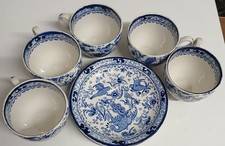 10 Piece Set Cups & Saucers Burleigh