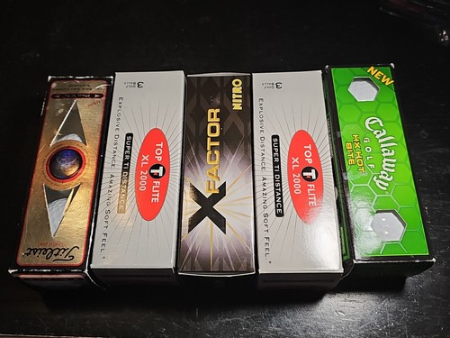 Golf balls boxes mix - balls,