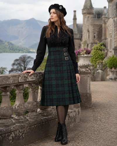 Women tartan kilt - women's, kilt: