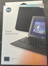 Linx Origami Case with Keyboard for 10" Tablet Brand New 