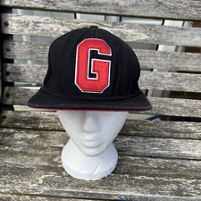 Mitchell & Ness G Georgia University Black Bulldogs Hat Cap Wool NCAA Basketball