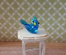 GLASS micro animals ideal dolls house ornaments cat dog bird owl miniature UH7