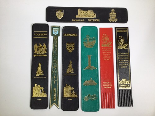 Leather bookmark cornwall - cornwall, and