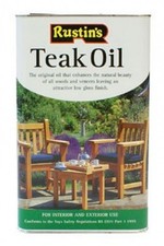 Rustins Teak Oil 5 Litre for
