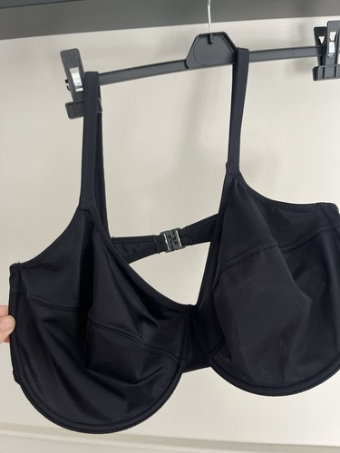 Black bikini top bnwt - black, 18dd/e