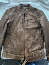 Bershka Leather Jacket Brown