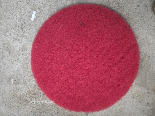Red pad floor scrubber - red,