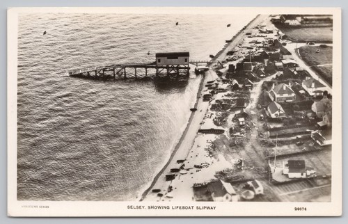 Postcard selsey lifeboat - postcard,