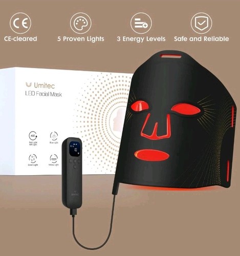 Umitec led facial mask light - facial,