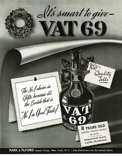 1940 park tilford vat 69 - 1940,