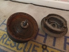 Triumph Front drum Brake plate Assembly 7inch single leading shoe Bsa Iron Drum