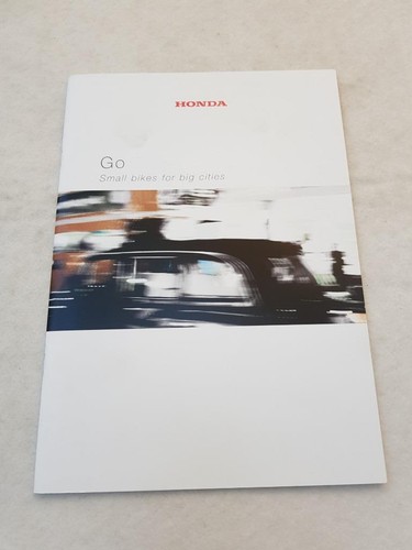 Honda range motorcycle - go,