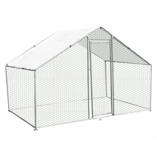 Walk chicken run - in,