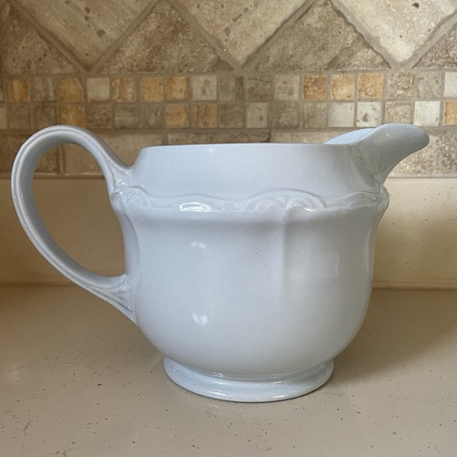 Vintage blue milk jug - blue,