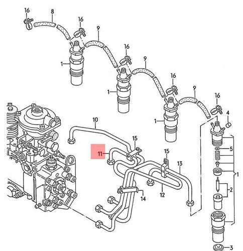 Genuine pressure pipe nos - genuine,