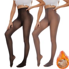 Sheer Women High Waist Pantyhose Tights Footed Long Panty Hose Stockings Thin UK