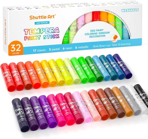 Tempera paint sticks for - tempera,
