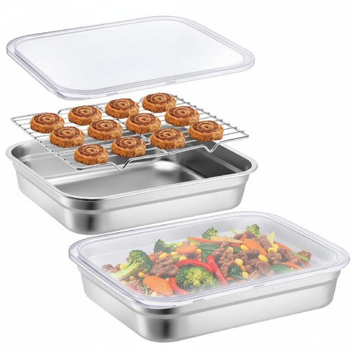 Stainless steel food - steel, container