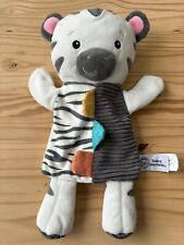 LITTLE EINSTEIN PLUSH SOFT CUDDLY TOY HAND PUPPET ZEBRA ANIMAL CRINKLE BABY