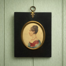 Antique Regency Portrait