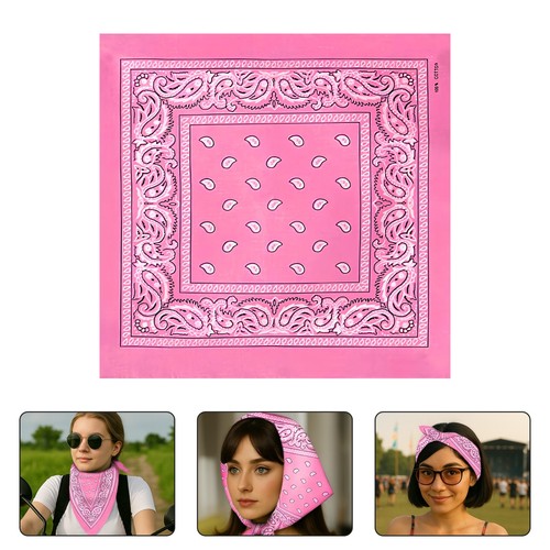 100 cotton bandana 55cm - bandana,