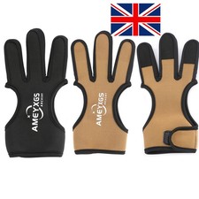 3-Finger Gloves Leather