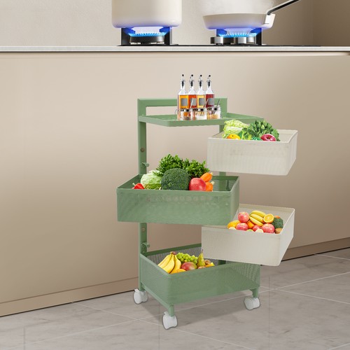 Rotating storage shelves rack - rotating,