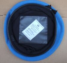 Genuine British Issue United Nations, UN Sky Blue Wool Beret New