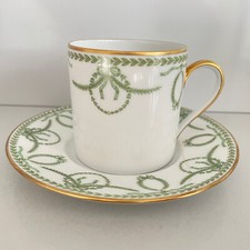 ROYAL LIMOGES Recamier Cheverny COFFEE CUP and SAUCER never used France