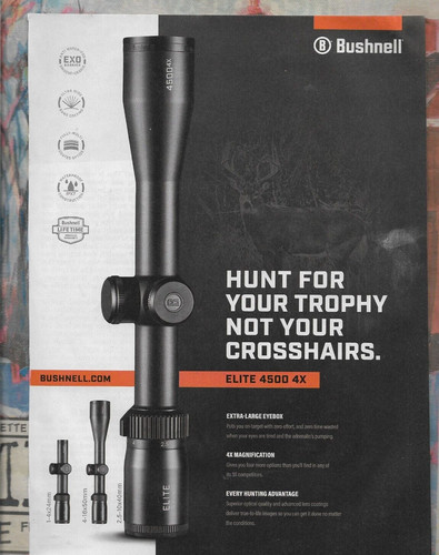 Bushnell elite 4500 scope - 4500,