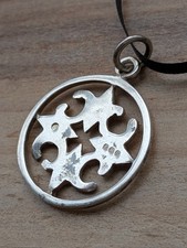 Vintage Scottish Ortak Malcolm Gray St Magnus Cross Sterling 925 Silver Pendant