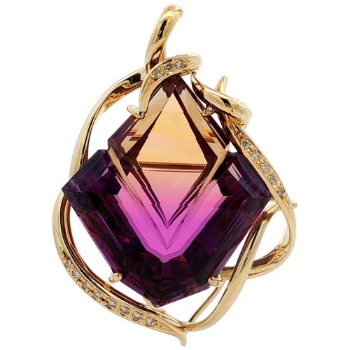 11ct 15ct ametrine - 54.11ct, 0.15ct