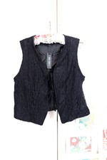 Lace Waistcoat Top Vintage