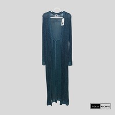M Missoni Teal Lurex Knit Long