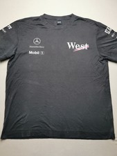 West McLaren Mercedes F1 Team Mens L Season 1997 Hugo Boss Team Issue T-Shirt 