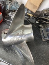 Counter L/H Quicksilver Laser 2 Stainless Steel Propeller Mercury Mercruiser 21 