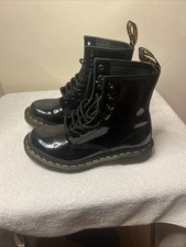 Dr Martens 11821 Patent Leather Boots Black Size UK 3 EU 36 – New Without Box